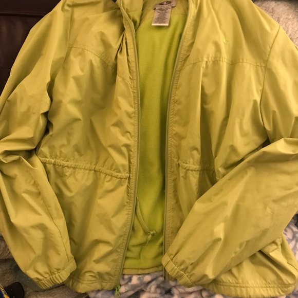 Fleece Lined Lime Green Spring Jacket - Picture 2 of 10